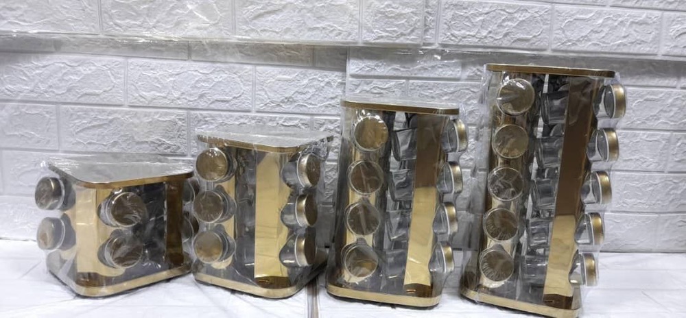 جاادویه چرخشی طلایی مدل مربع