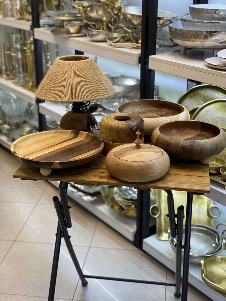ست پذیرایی ساده چوب گردو