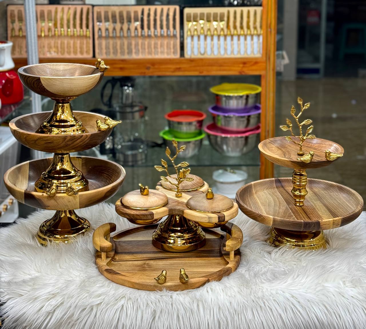سرویس گنجشک چوب گردو