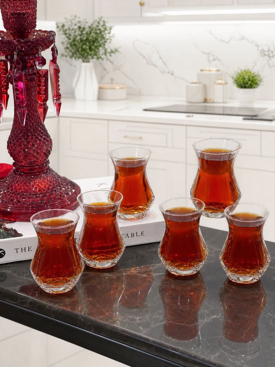 استکان کمر باریک چند ضلعی محصول وارداتی