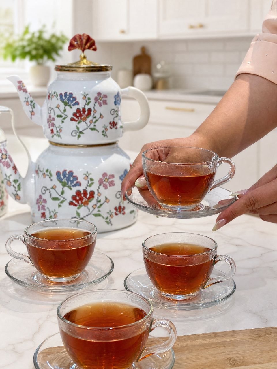 فنجان نعلبکی چایخوری Basic محصول Paşabahçe