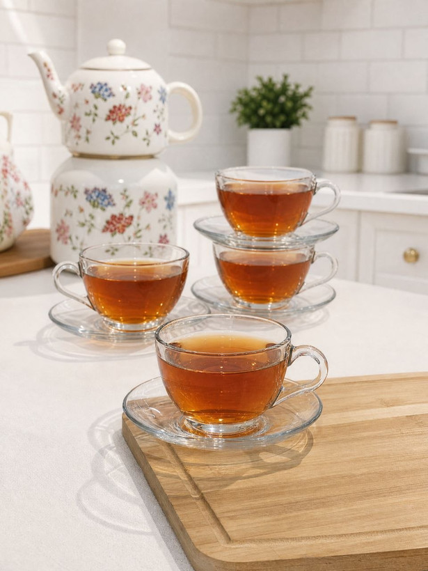 فنجان نعلبکی چایخوری Basic محصول Paşabahçe