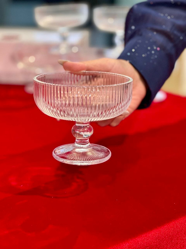 شارژ مجدد بستنی خوری و دسر خوری Zunya محصول وارداتی Deli Glass