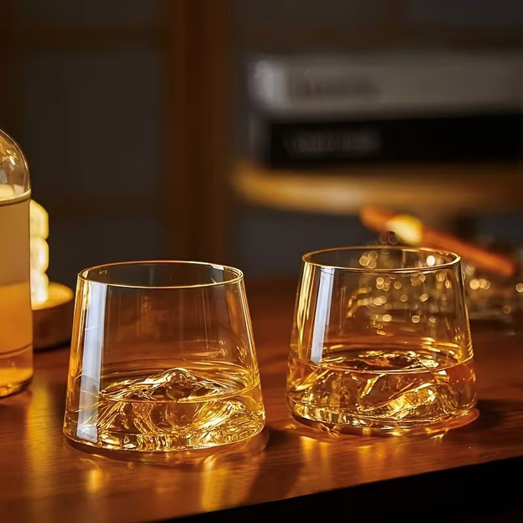 نیم لیوان کوه یخ محصول وارداتی Deli Glass