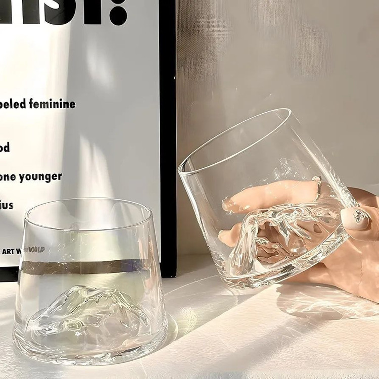نیم لیوان کوه یخ محصول وارداتی Deli Glass