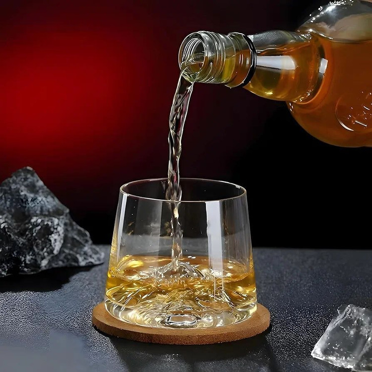 نیم لیوان کوه یخ محصول وارداتی Deli Glass