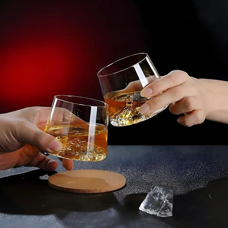 نیم لیوان کوه یخ محصول وارداتی Deli Glass