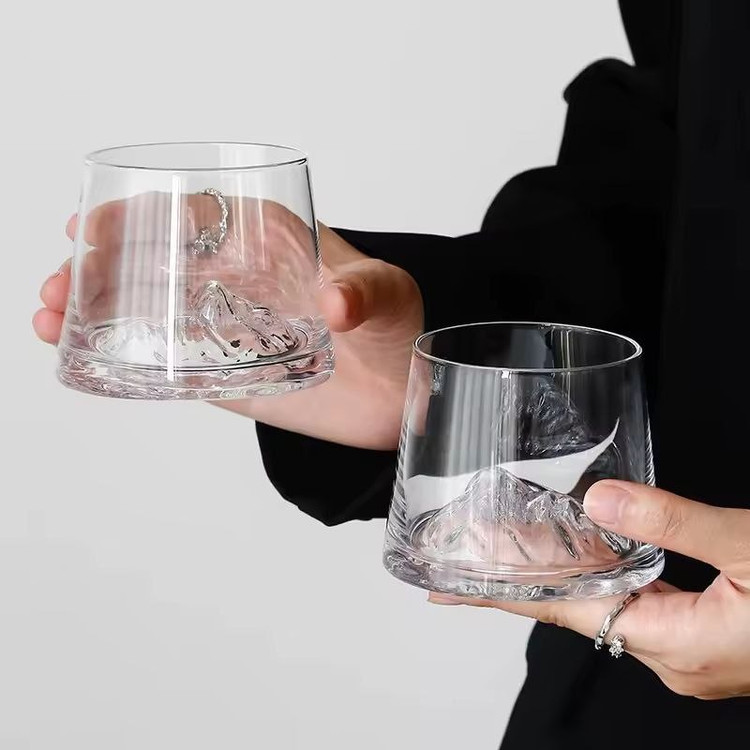 نیم لیوان کوه یخ محصول وارداتی Deli Glass
