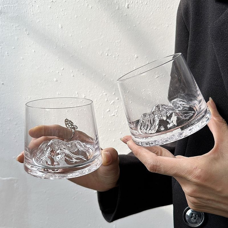 نیم لیوان کوه یخ محصول وارداتی Deli Glass