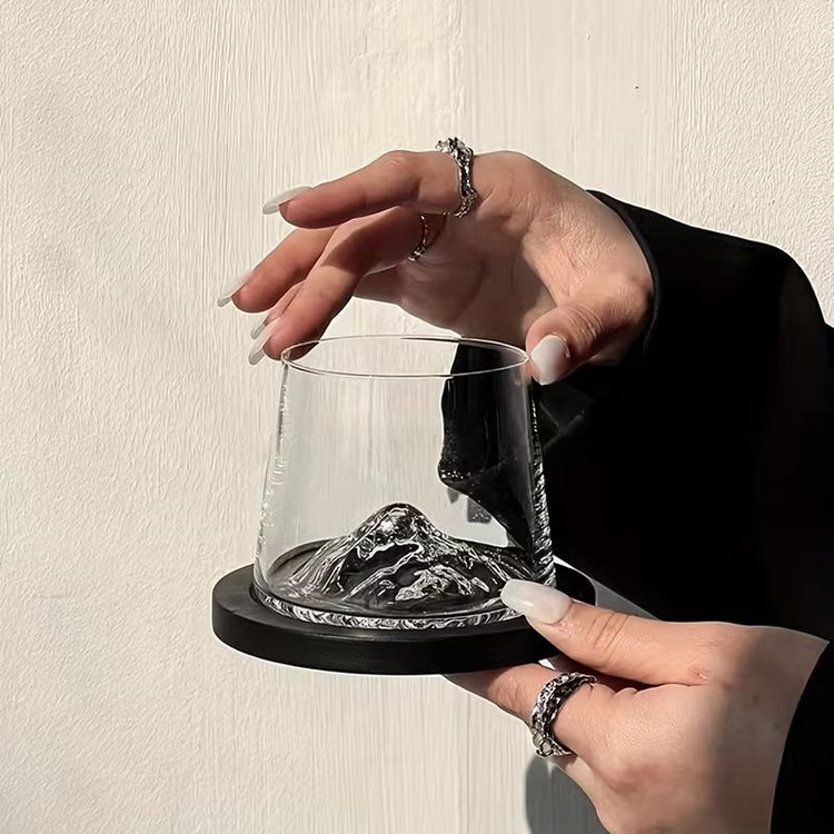 نیم لیوان کوه یخ محصول وارداتی Deli Glass