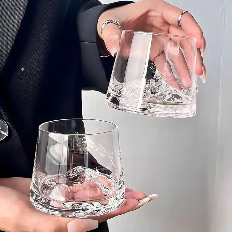 نیم لیوان کوه یخ محصول وارداتی Deli Glass