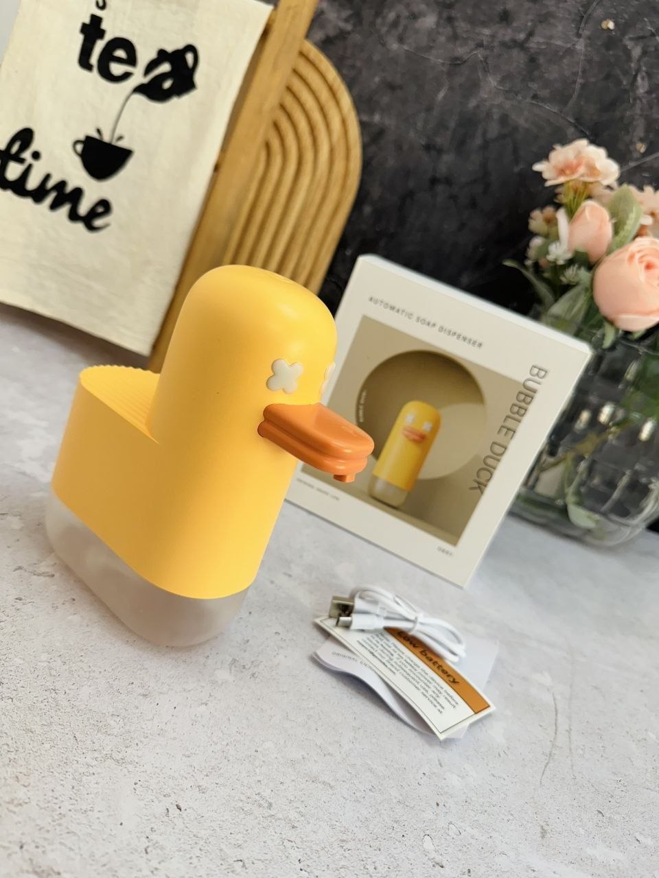 🦆 فوم‌ساز اتوماتیک طرح اردک 🫧💛