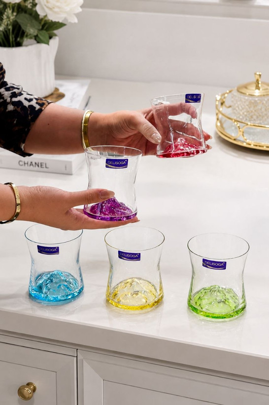 نیم لیوان کوه یخ محصول وارداتی Deli Glass