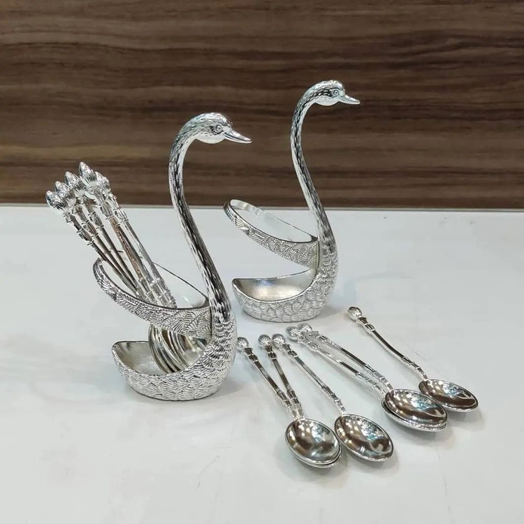 قاشق چای خوری طرح قو