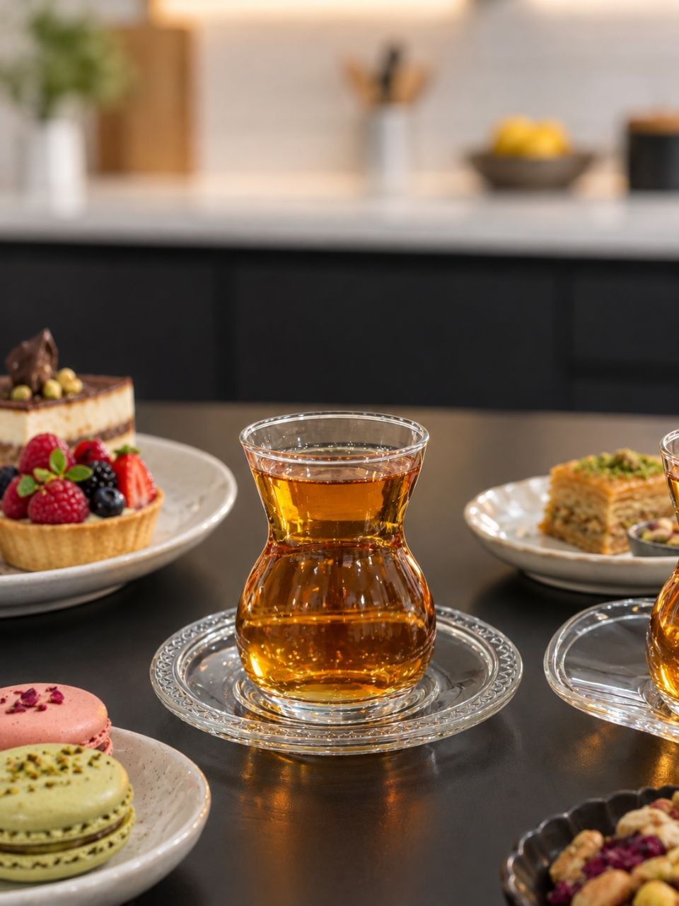 استکان نعلبکی Etnik محصول Paşabahçe ترکیه🇹🇷🇹🇷🇹🇷