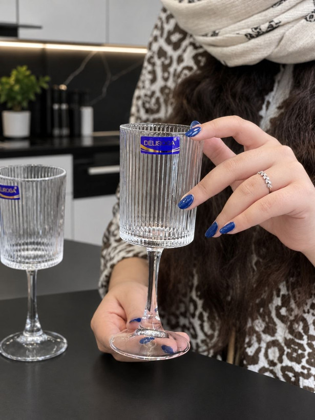 گیلاس شیاردار محصول وارداتی Deli Glass