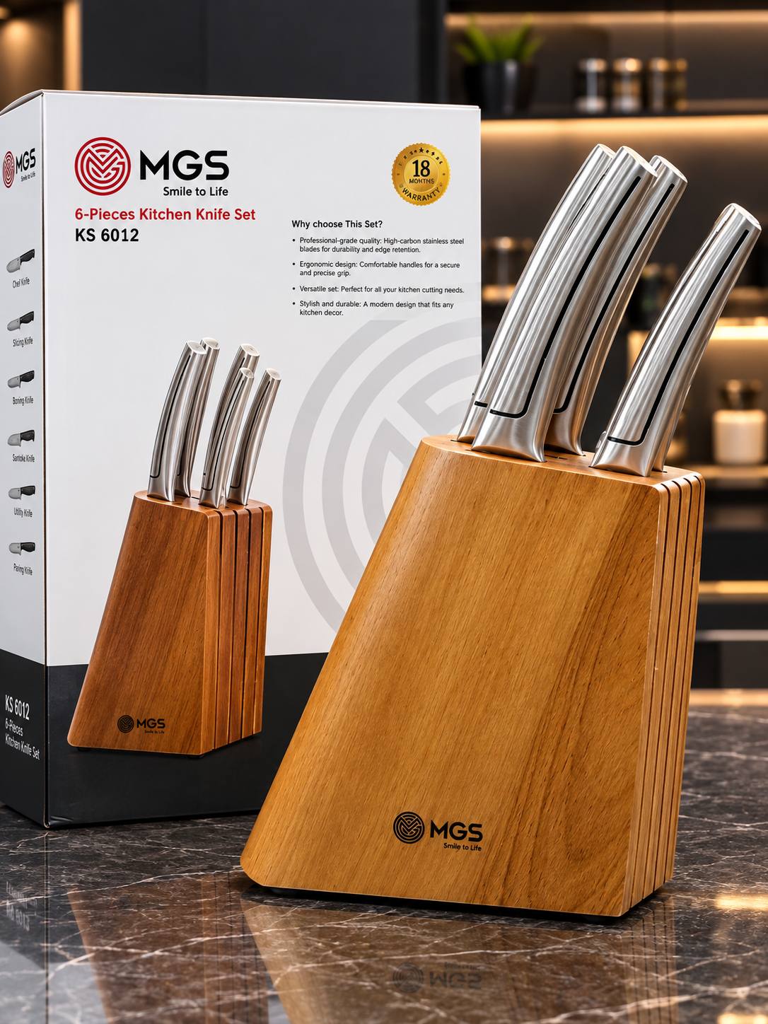 سرویس کارد 6پارچه  mgs شرکتی با کیفتی عالی و  باضمانت  کد 6012