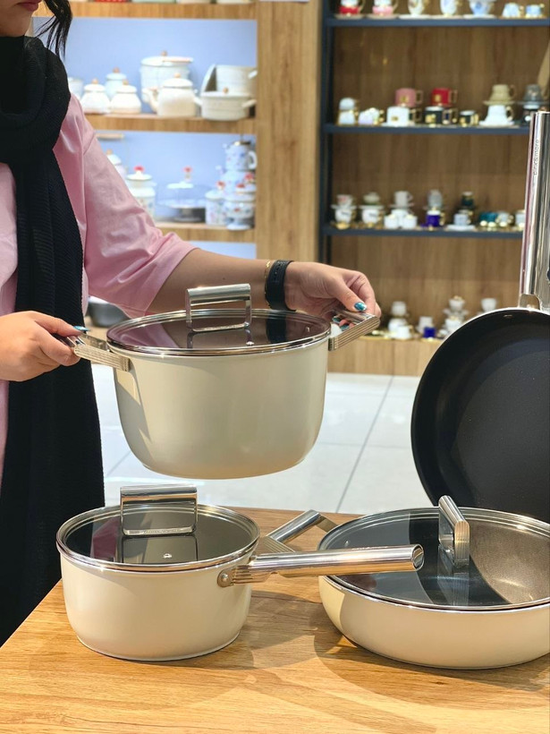 سرویس قابلمه 9 پارچه Gourmet محصول pink&more ترکیه🇹🇷🇹🇷🇹🇷