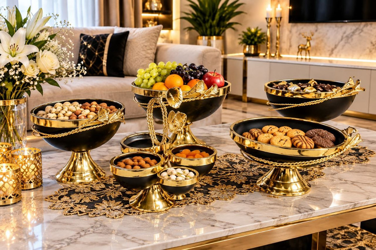 سرویس پذیرایی فلزی لوتوس لیلیوم